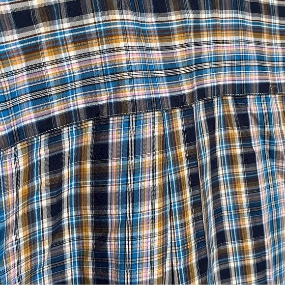 PETER MILLAR COLORFUL PLAID LONG SLEEVE BUTTON UP SHIRT SIZE LARGE - Picture 6 of 6